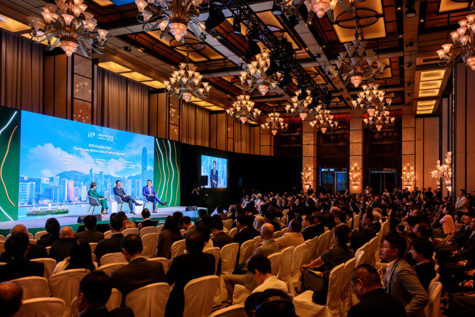 RFO Fireside Chat - The Decade Before and the Century Beyond during Raffles Family Office Annual Forum 2025 at Four Seasons Hong Kong, Central, Hong Kong, on 8  October 2025, Hong Kong SAR, China.  Photo by : Alex Leung / Ike Images