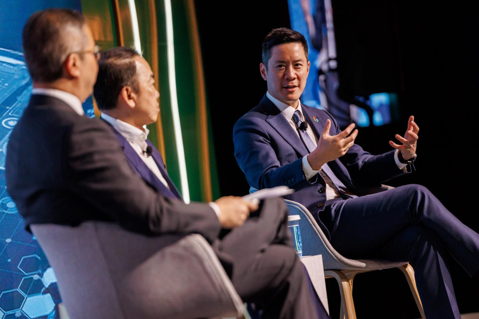 Panel - The AI Megacycle: How Today’s Breakthroughs Will Redefine Tomorrow’s Economies during Raffles Family Office Annual Forum 2025 at Four Seasons Hong Kong, Central, Hong Kong, on 8  October 2025, Hong Kong SAR, China.  Photo by : Sunny Hung / Ike Images